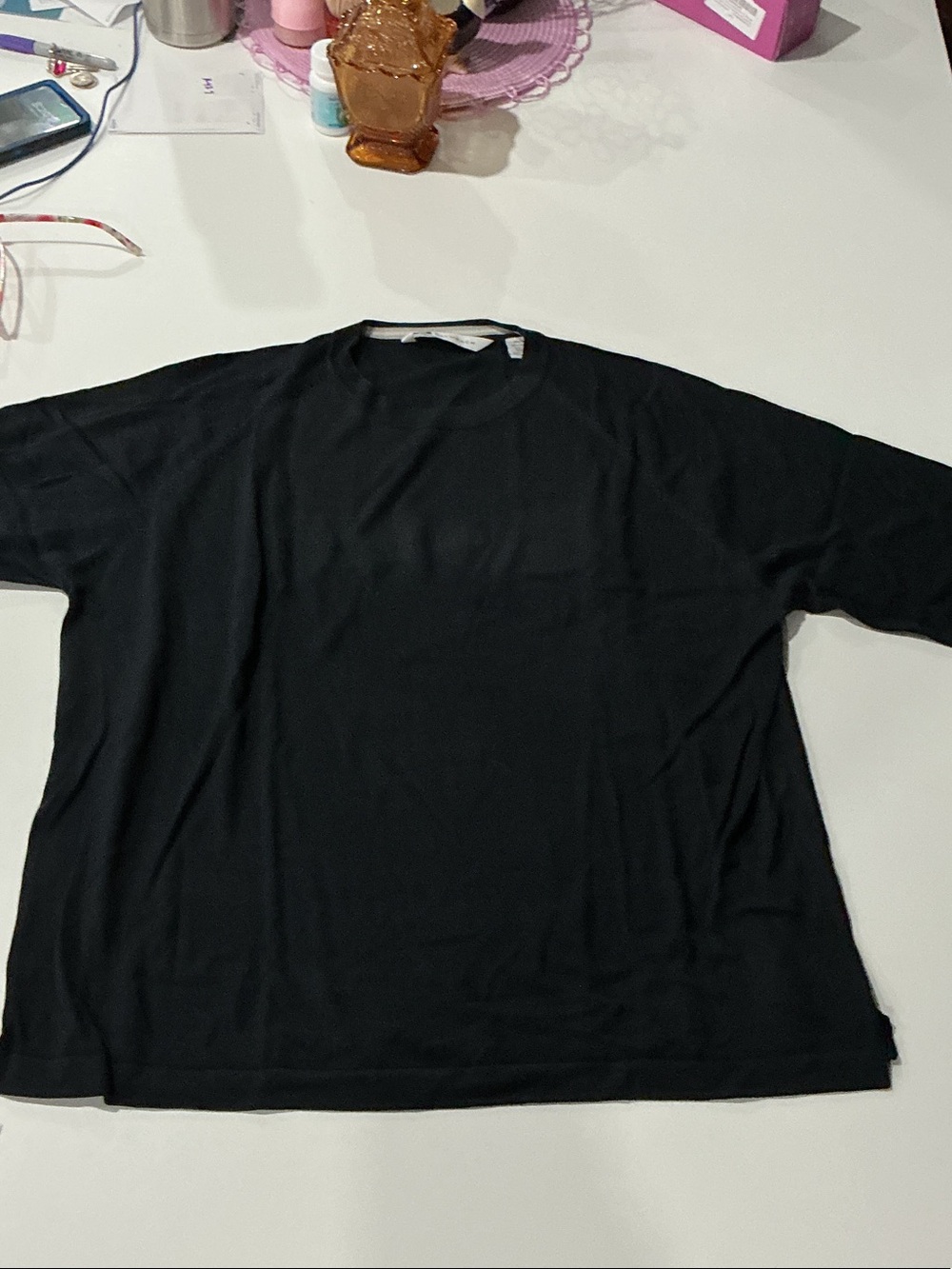 Bachrach Black Short Sleeve Crew Neck Tee